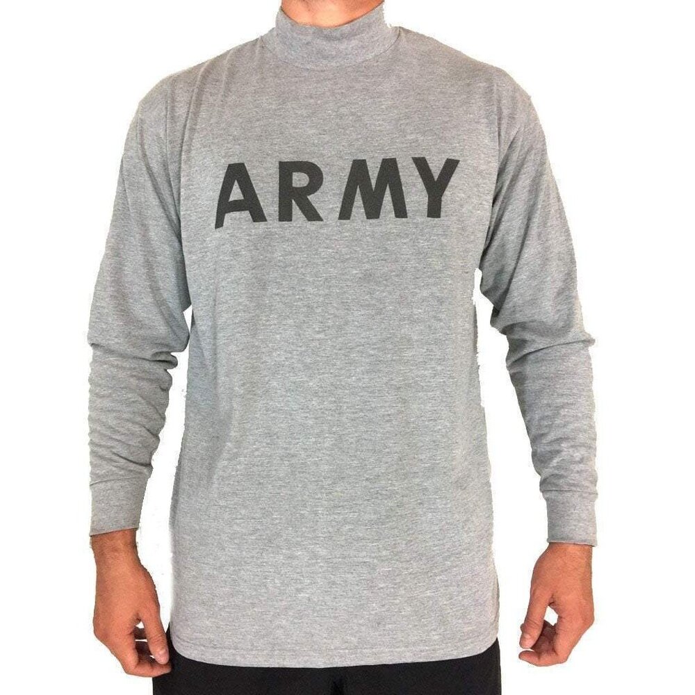US Army Issued Long Sleeve Shirt Size XL Reflective Logo IPFU PT PFU Motorcycle